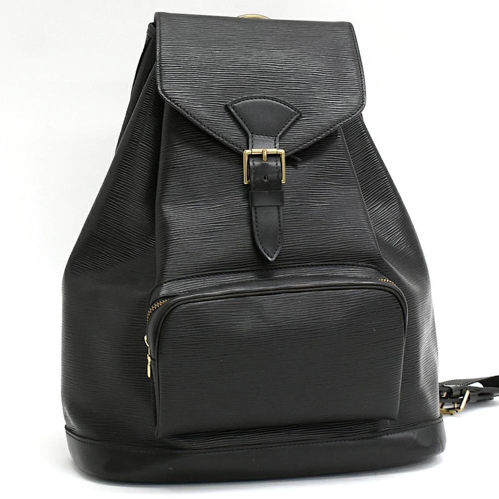 Louis Vuitton Montsouris Backpack Epi Leather Noir Black